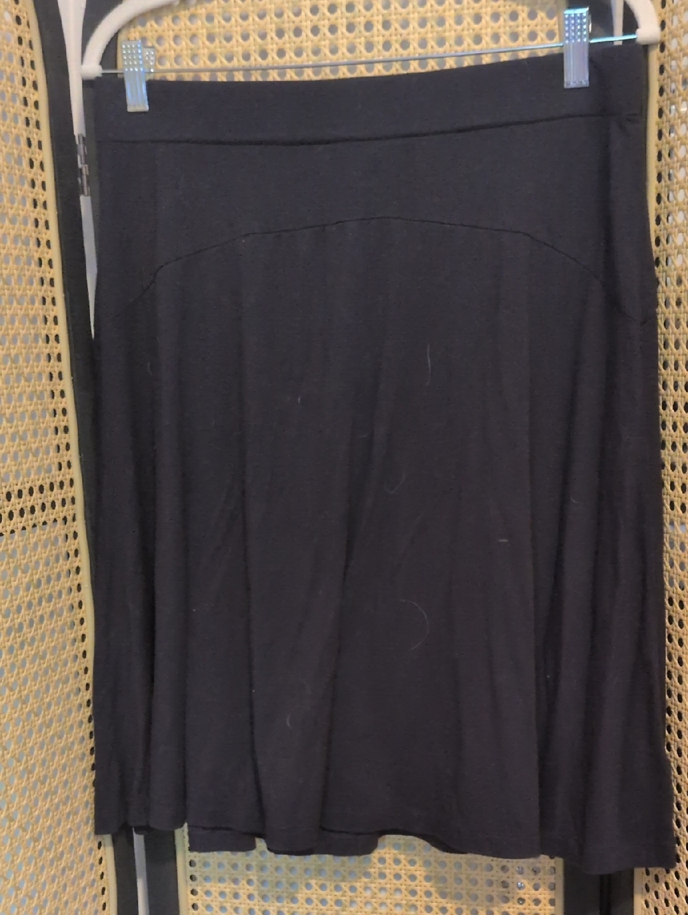 Boden Black A-Line Midi Skirt